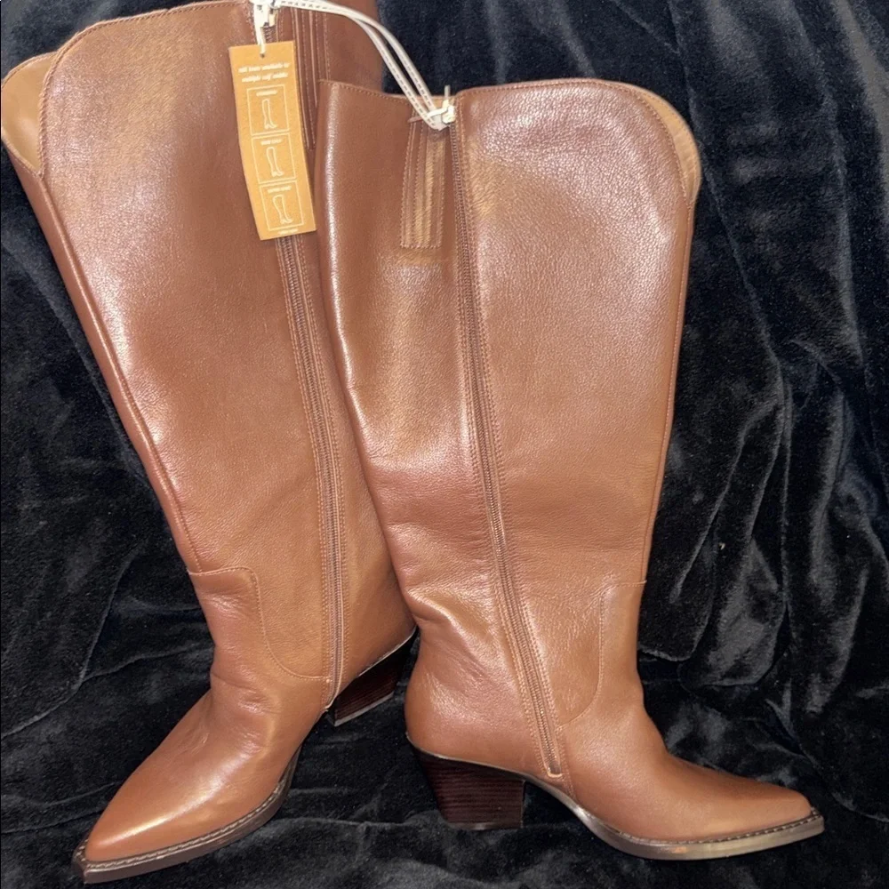 Dolce Vita Tan Over the Knee Boots New Sz 6